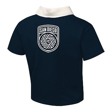Youth Navy San Diego FC Goal Chaser T-Shirt