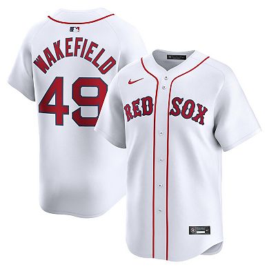 Men's Nike Tim Wakefield White Boston Red Sox Home Limited Player Jersey