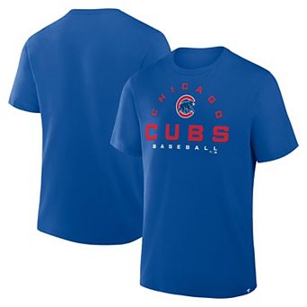 Men's Fanatics Royal Chicago Cubs Clubhouse Legacy Primary Play T-Shirt