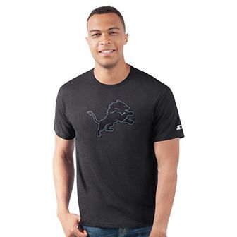 Men's Starter Black Detroit Lions Prime Time T-Shirt