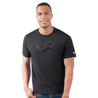 Men's Starter Black Detroit Lions Prime Time T-Shirt