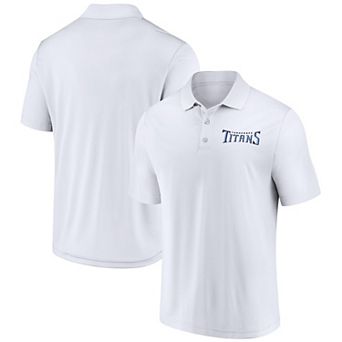 Men's Fanatics White Tennessee Titans Lockup Polo
