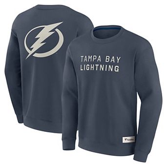 Men's Fanatics Blue Tampa Bay Lightning Elements Future Ground Lettering Pullover Sweatshirt