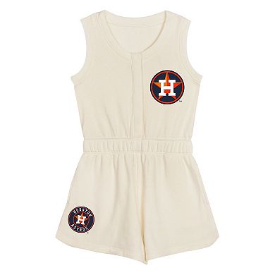 Toddler Cream Houston Astros Power Tank Romper