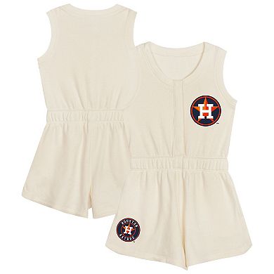 Toddler Cream Houston Astros Power Tank Romper