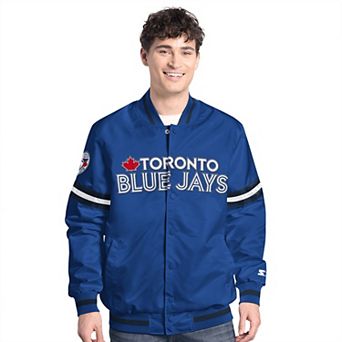 Men's Starter Royal Toronto Blue Jays Scout Full-Snap Varsity Jacket