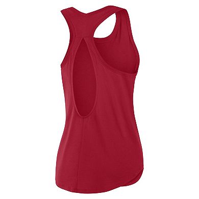 Women's Fanatics Scarlet San Francisco 49ers Iron Fan Tank Top