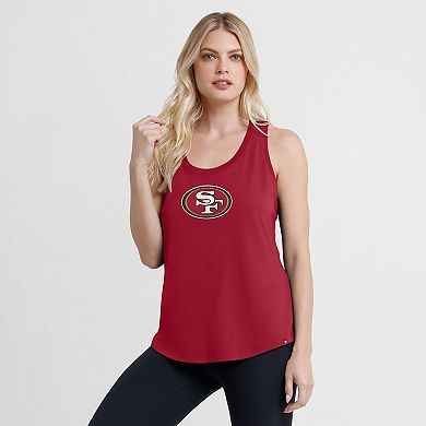 Women's Fanatics Scarlet San Francisco 49ers Iron Fan Tank Top
