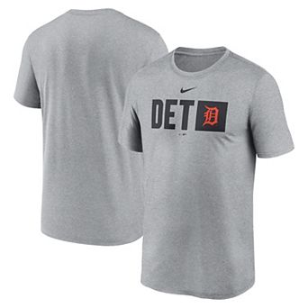 Men's Nike Heather Gray Detroit Tigers Tricode Legend Performance T-Shirt