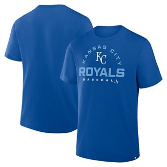 Men's Fanatics Royal Kansas City Royals Clubhouse Legacy Primary Play T-Shirt