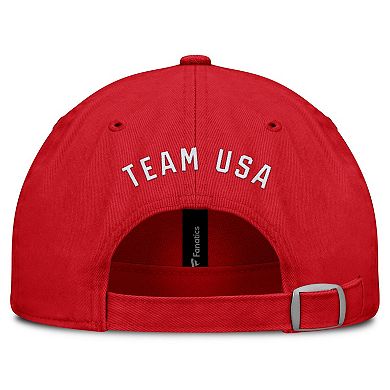 Men's Fanatics Red Team USA Freedom Adjustable Hat