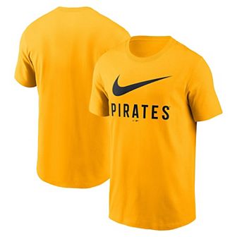 Men's Nike Gold Pittsburgh Pirates Swoosh T-Shirt