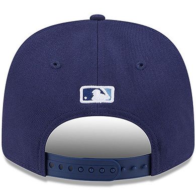 Men's New Era Navy Tampa Bay Rays Player Replica 9SEVENTY Adjustable Hat