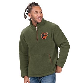 Men's G-III Sports by Carl Banks Hunter Green Baltimore Orioles Everest Fleece Quarter-Zip Jacket