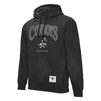 Men's Mitchell & Ness Gray Dallas Cowboys Slot Pullover Hoodie