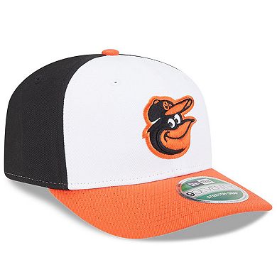 Men's New Era Black/Orange Baltimore Orioles Player Replica 9SEVENTY Adjustable Hat
