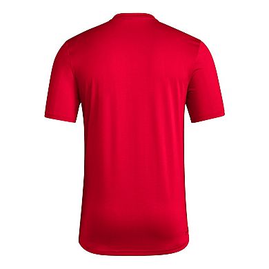 Men's adidas Red Nebraska Huskers Locker Local Impression T-Shirt
