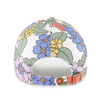 Women's '47 White Cleveland Browns Florentina Clean Up Adjustable Hat