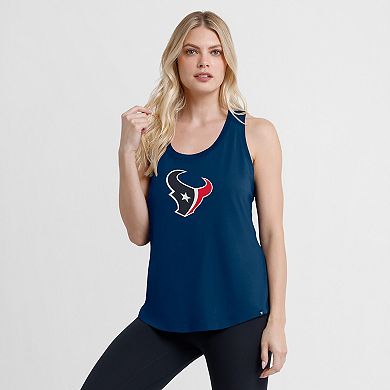 Women's Fanatics Navy Houston Texans Iron Fan Tank Top