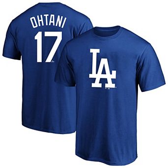 Men's Profile Shohei Ohtani Royal Los Angeles Dodgers Big & Tall Name & Number T-Shirt