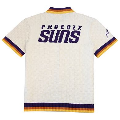 Unisex Authmade Cream Phoenix Suns Solar Flare Knit Shirt