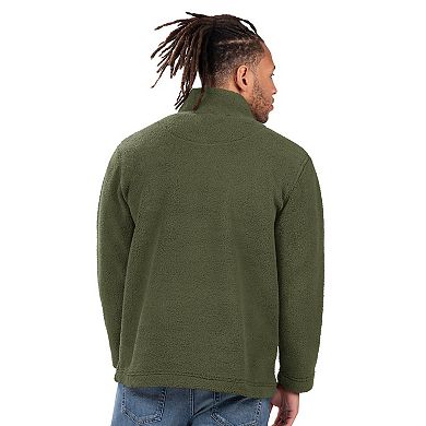 Men's�G-III Sports by Carl Banks Hunter Green Atlanta Braves Everest Fleece Quarter-Zip Jacket