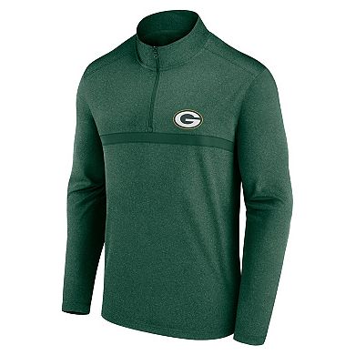 Men's Fanatics Green Green Bay Packers Head-to-Head Quarter-Zip Top