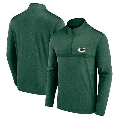 Men's Fanatics Green Green Bay Packers Head-to-Head Quarter-Zip Top