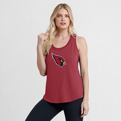 Women's Fanatics Cardinal Arizona Cardinals Iron Fan Tank Top