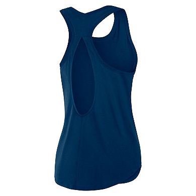 Women's Fanatics Navy Chicago Bears Iron Fan Tank Top
