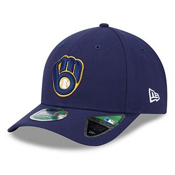 Men's New Era Navy Milwaukee Brewers Player Replica 9FORTY Adjustable Hat