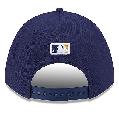 Men's New Era Navy Milwaukee Brewers Player Replica 9FORTY Adjustable Hat