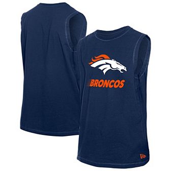 Men's New Era Navy Denver Broncos Leisure Collection Tank Top