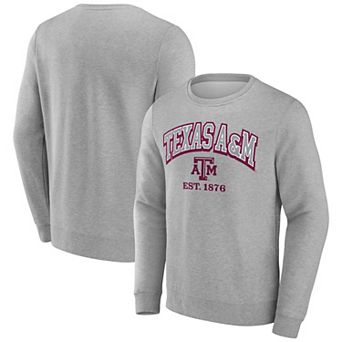 Men's��Fanatics Gray Texas A&M Aggies Original Fleece Pullover Sweatshirt