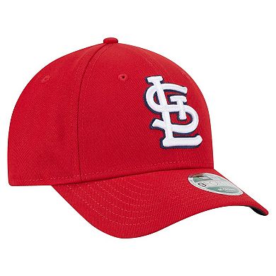 Youth New Era Red St. Louis Cardinals Player Replica 9FORTY Adjustable Hat