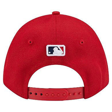 Youth New Era Red St. Louis Cardinals Player Replica 9FORTY Adjustable Hat