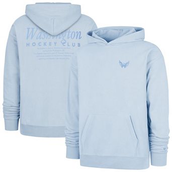 Men's '47 Light Blue Washington Capitals Foundation Pullover Hoodie