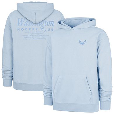 Men's '47 Light Blue Washington Capitals Foundation Pullover Hoodie