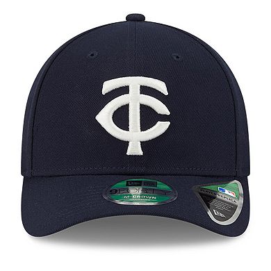 Men's New Era Navy Minnesota Twins Player Replica 9FORTY Adjustable Hat