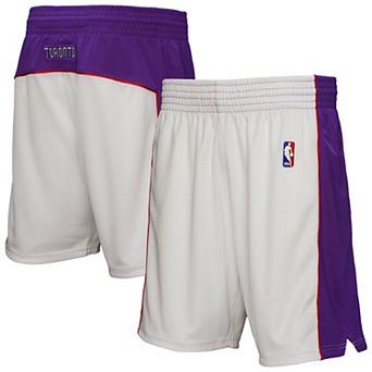 Men's Mitchell & Ness White Toronto Raptors Authentic Shorts