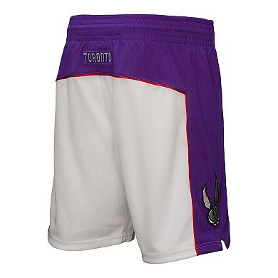Men's�Mitchell & Ness White Toronto Raptors Authentic Shorts