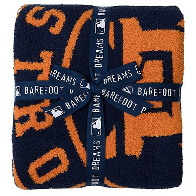 Barefoot Dreams Houston Astros 54" x 72" CozyChic Throw Blanket