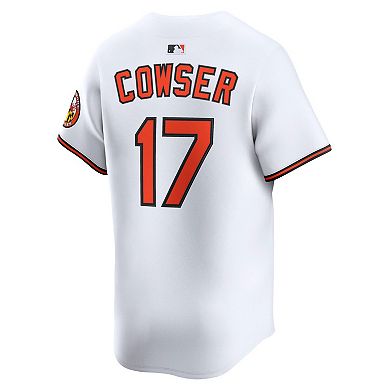 Men's Nike Colton Cowser White Baltimore Orioles Home Limited Player Jersey