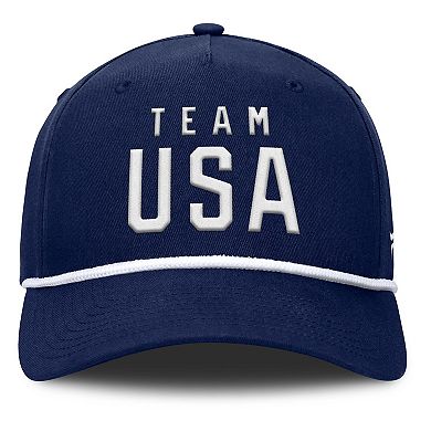 Men's Fanatics Navy Team USA Captain Rope Adjustable Hat