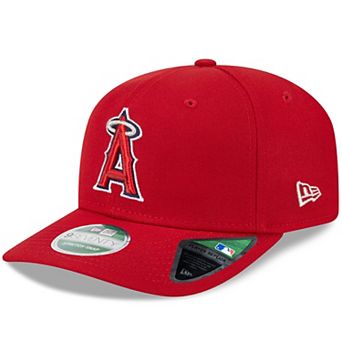 Men's New Era Red Los Angeles Angels Player Replica 9SEVENTY Adjustable Hat