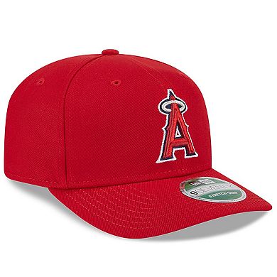Men's New Era Red Los Angeles Angels Player Replica 9SEVENTY Adjustable Hat