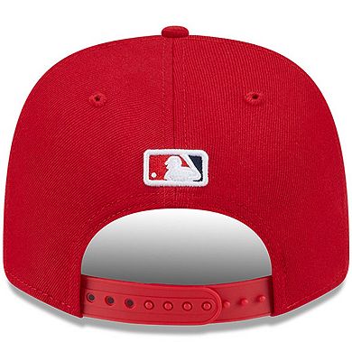 Men's New Era Red Los Angeles Angels Player Replica 9SEVENTY Adjustable Hat
