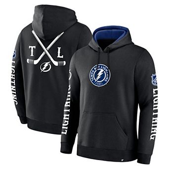 Men's Fanatics Black Tampa Bay Lightning Big City Legacy Fleece Pullover Hoodie