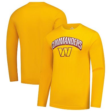 Men's Fanatics Gold Washington Commanders Long Sleeve T-Shirt