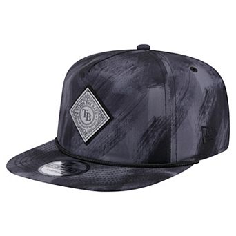 Men's New Era Navy Tampa Bay Rays Printed Golfer Snapback Hat